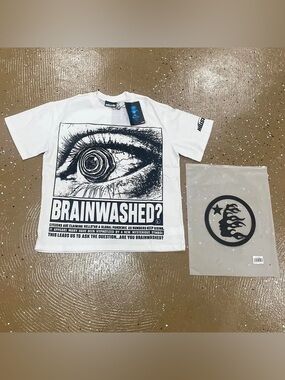 Brainwashed? Graphic Short-Sleeve Tee - White